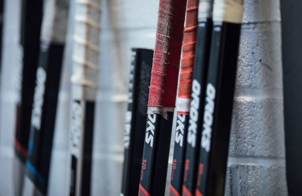 Bâtons de hockey Oroks - Photo fournie par Oroks