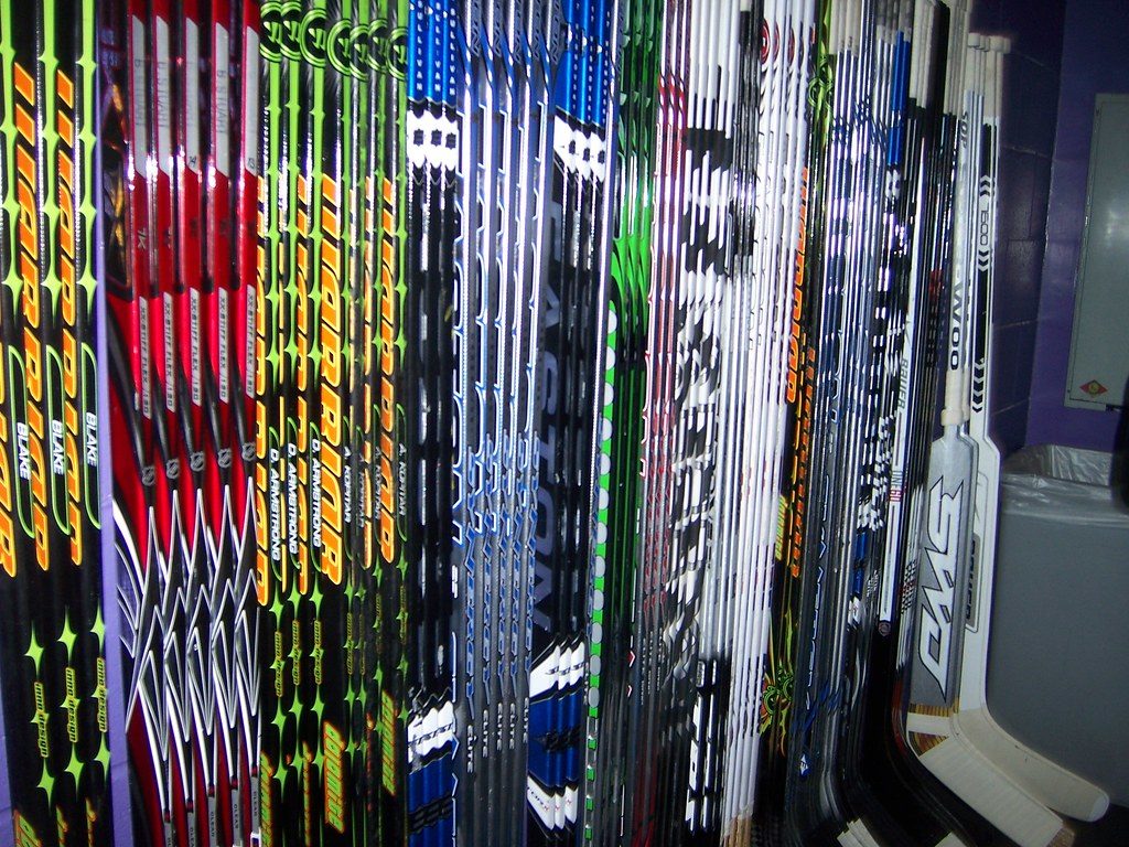 Batons de hockey composites