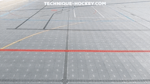 Contrôle rondelle sur la tranche - Coup droit - Technique-Hockey