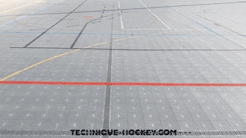 Contrôle rondelle sur la tranche - Revers - Technique-Hockey
