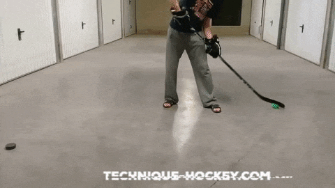 Exercice maniement L coup-droit - Technique-Hockey