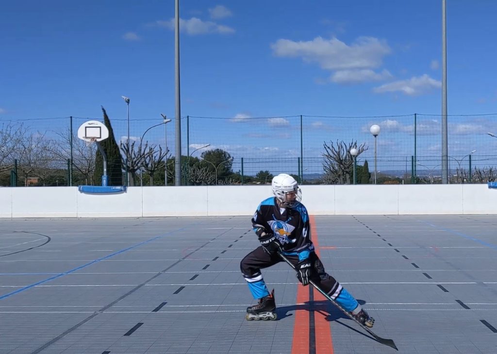 Freinage classique - Dérapage du patin avant - Technique Hockey