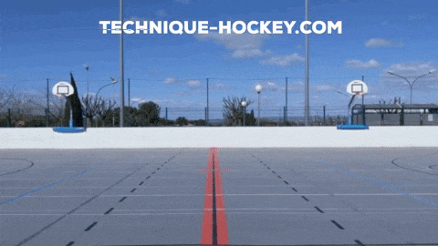 Freinage classique avec la jambe faible - Technique Hockey
